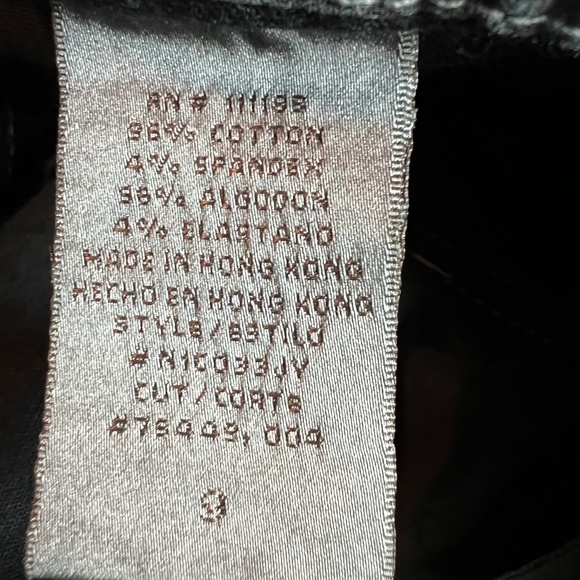 Low Rise Vintage Baby Phat ESTILO Stretch Flare Capri Crystal Cat Pockets Size 9 - Picture 12 of 14